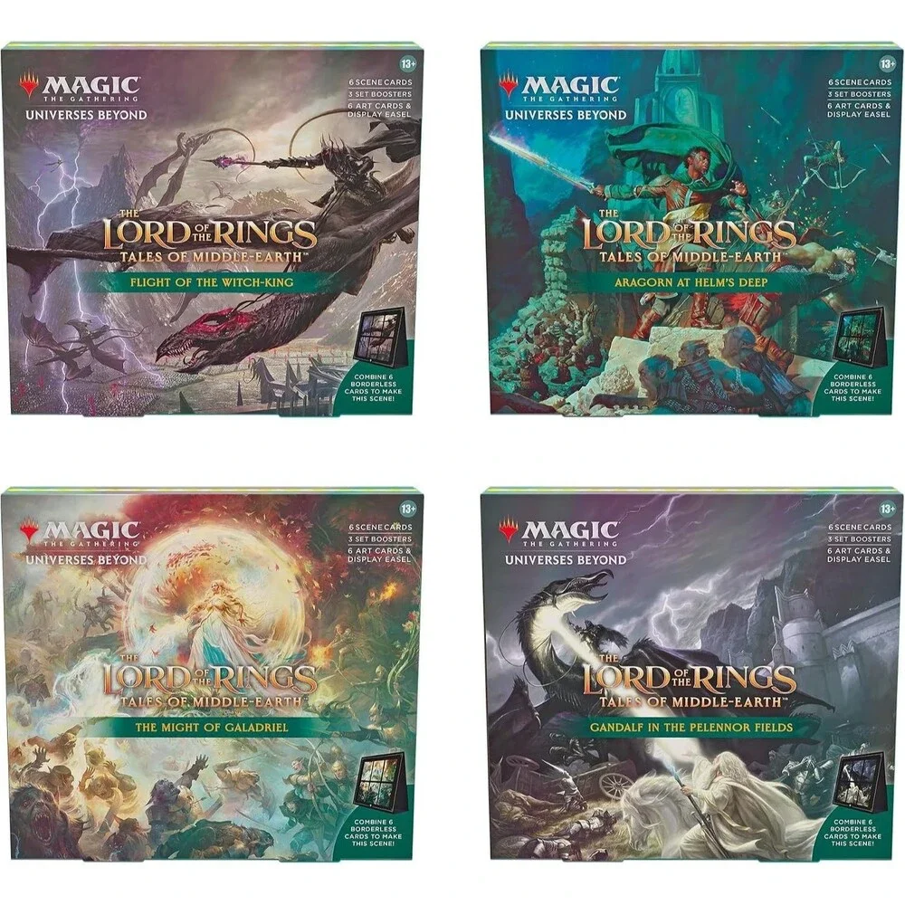 Magic: The Gathering The Lord of the Rings Tales of Middle-Earth All 4 NEW